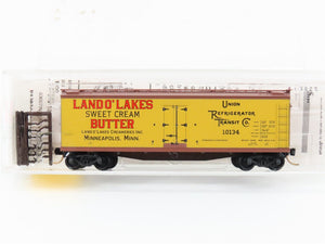 N Scale Micro-Trains MTL 49470 URTC Land O' Lakes Butter 40' Wood Reefer #10134
