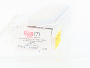 N Scale Micro-Trains MTL 49470 URTC Land O' Lakes Butter 40' Wood Reefer #10134