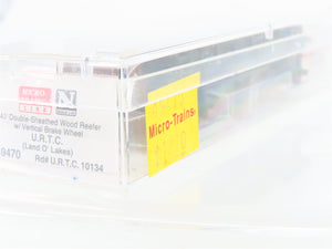 N Scale Micro-Trains MTL 49470 URTC Land O' Lakes Butter 40' Wood Reefer #10134