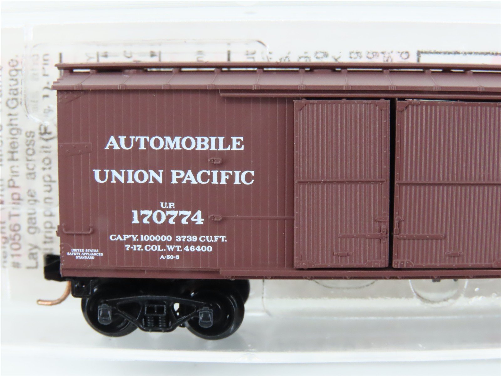 N Scale Micro-Trains MTL 41010 UP Union Pacific 40' Automobile Box Car #170774