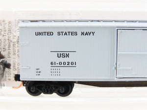 N Scale Micro-Trains MTL 04200050 USN United States Navy 40' Box Car #61-00201