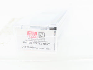 N Scale Micro-Trains MTL 04200050 USN United States Navy 40' Box Car #61-00201