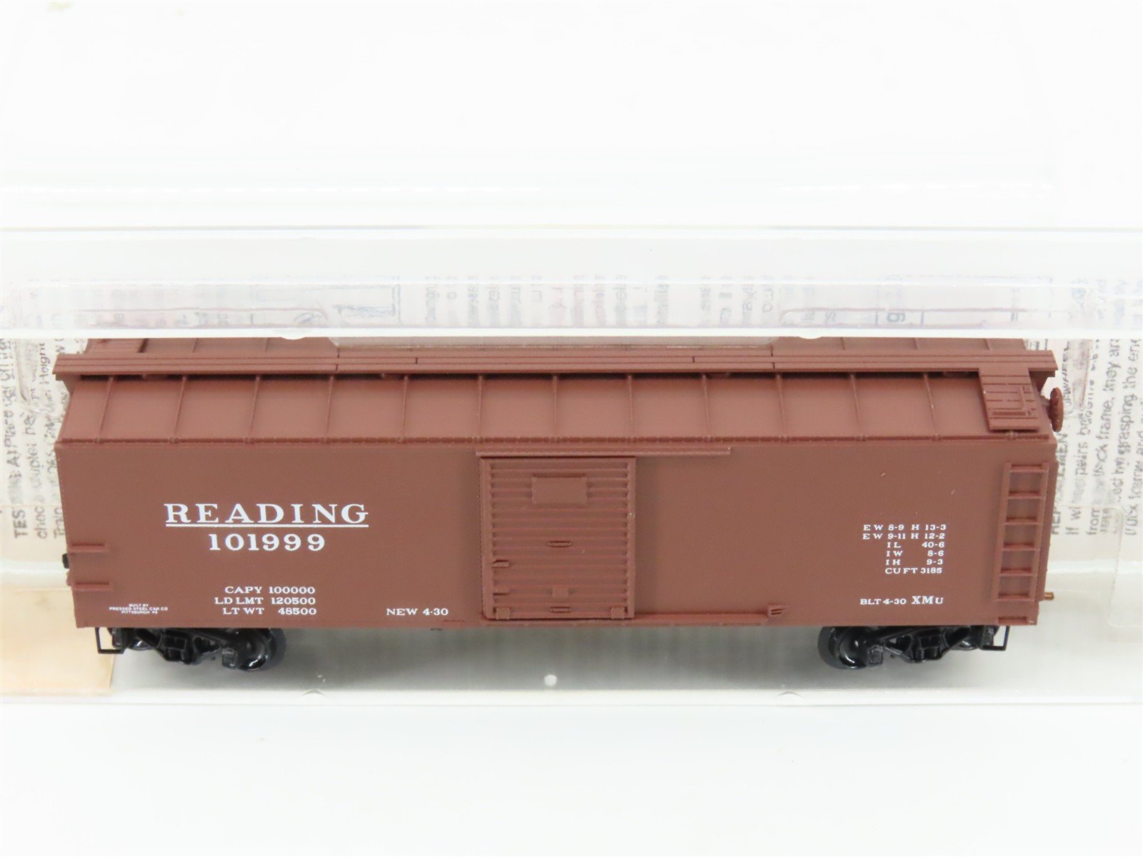 N Scale Micro-Trains MTL 120010 RDG Reading 40' Single Door Box Car #101999