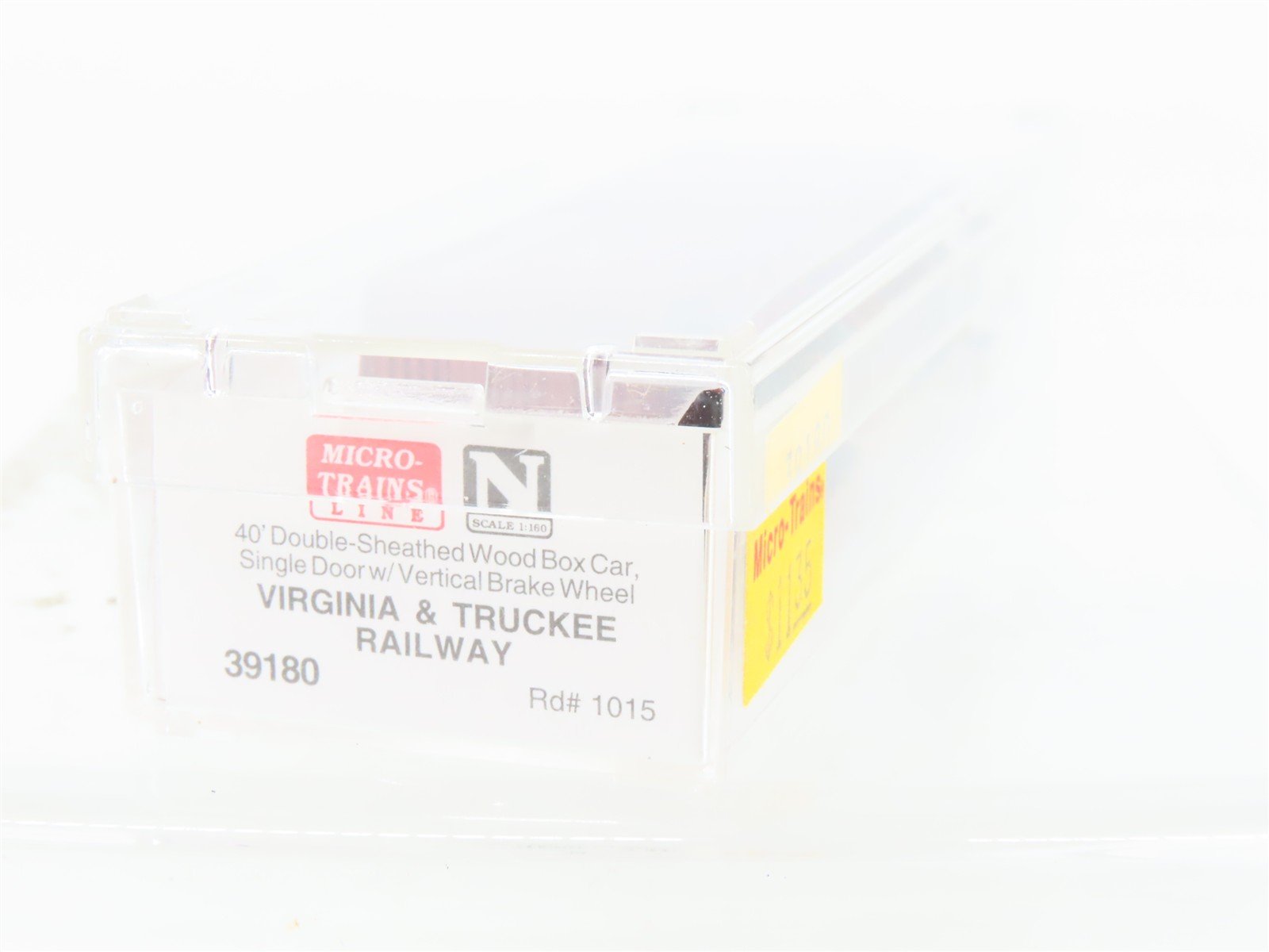N Scale Micro-Trains MTL 39180 V&T Virginia & Truckee 40' Box Car #1015
