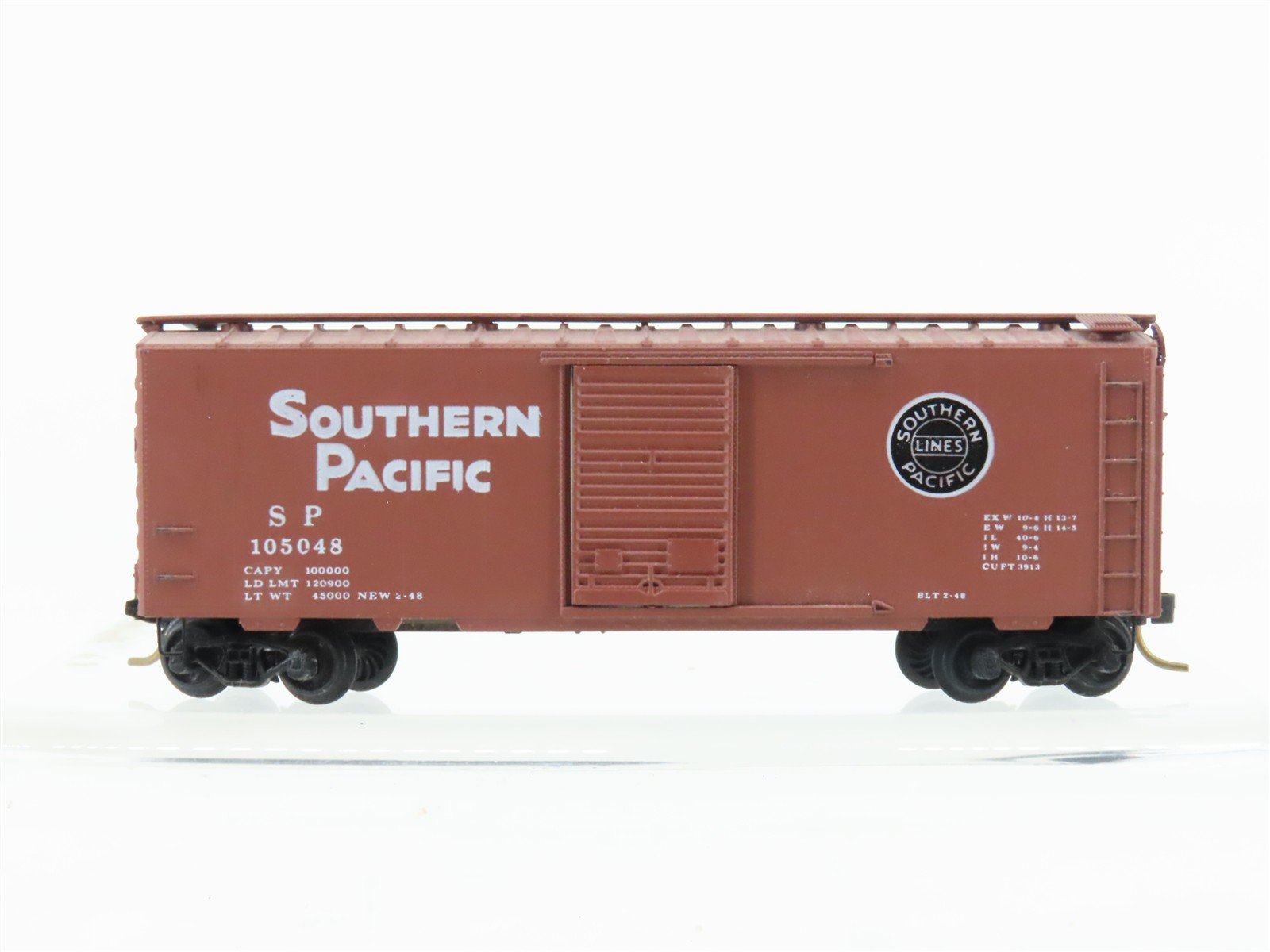 N Scale Micro-Trains MTL 20093 SP Southern Pacific 40' Box Car #105048