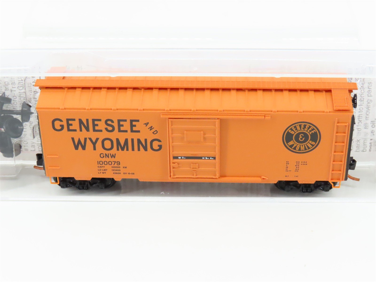 N Scale Micro-Trains MTL 02000706 GNW Genesee & Wyoming 40' Box Car #100079
