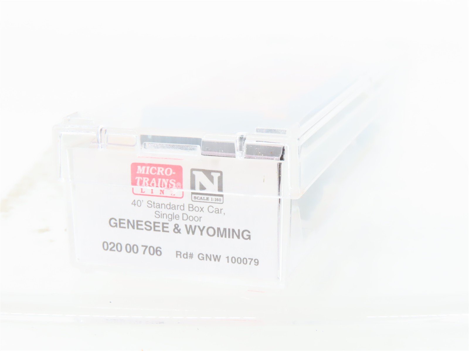 N Scale Micro-Trains MTL 02000706 GNW Genesee & Wyoming 40' Box Car #100079