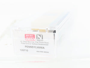 N Scale Micro-Trains MTL 120710 PRR Pennsylvania 40' Steel Box Car #489546