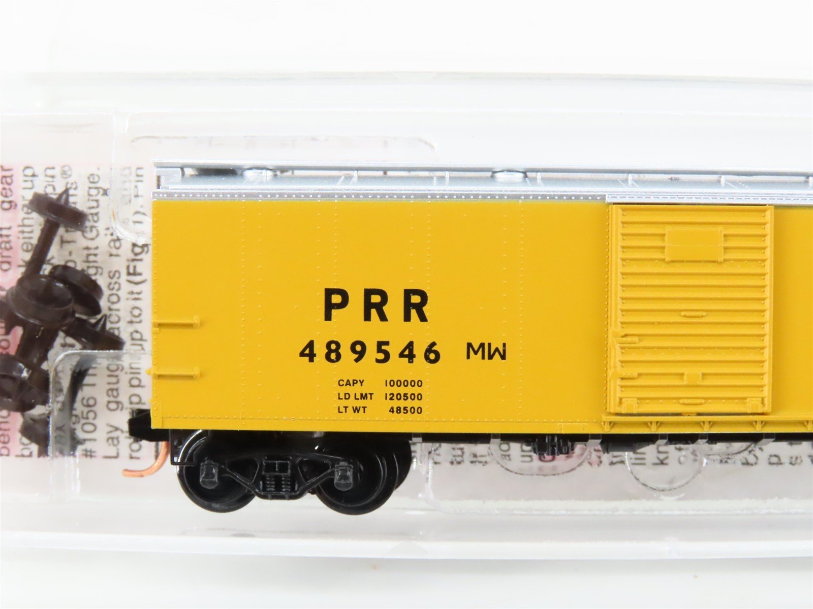 N Scale Micro-Trains MTL 120710 PRR Pennsylvania 40' Steel Box Car #489546