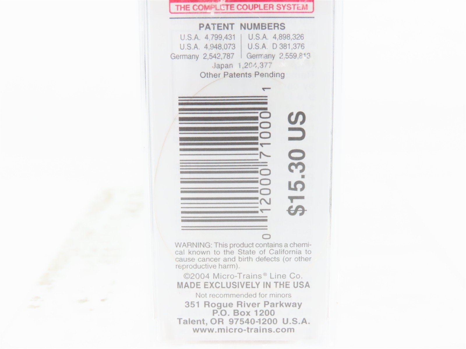 N Scale Micro-Trains MTL 120710 PRR Pennsylvania 40' Steel Box Car #489546