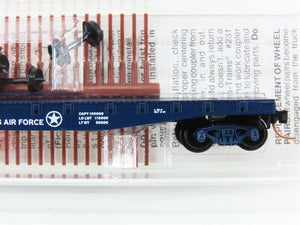 N Scale Micro-Trains MTL 45190 DAF United States Air Force 50' Flat Car #35507