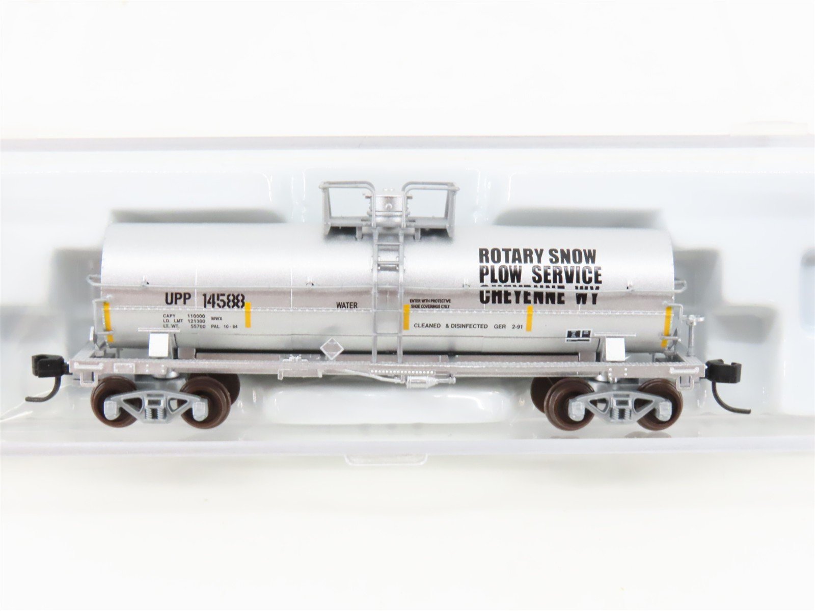 N Scale Atlas NSC ATL 11-04 UPP Union Pacific Rotary Snow Blower Tanker #14588