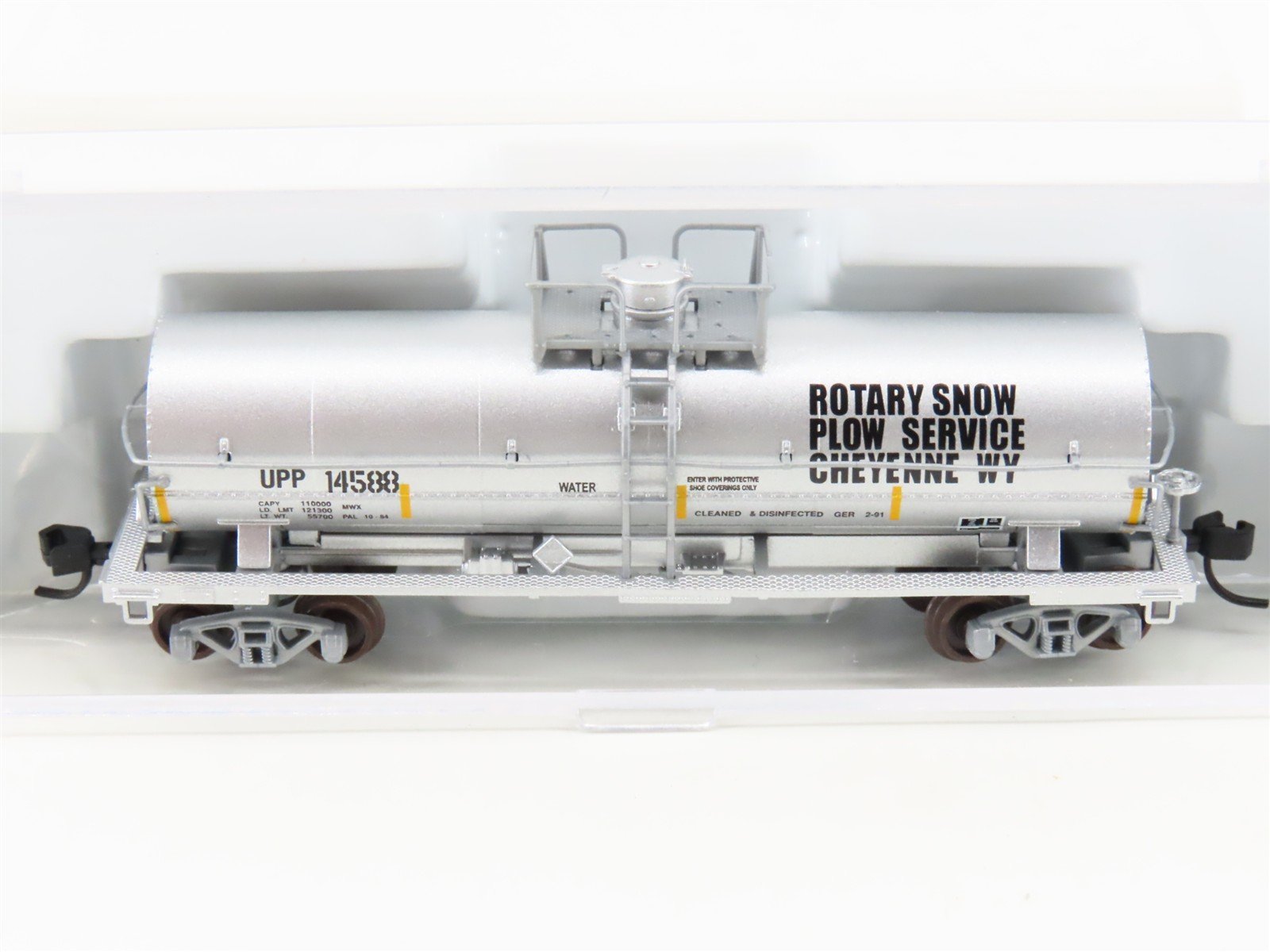N Scale Atlas NSC ATL 11-04 UPP Union Pacific Rotary Snow Blower Tanker #14588