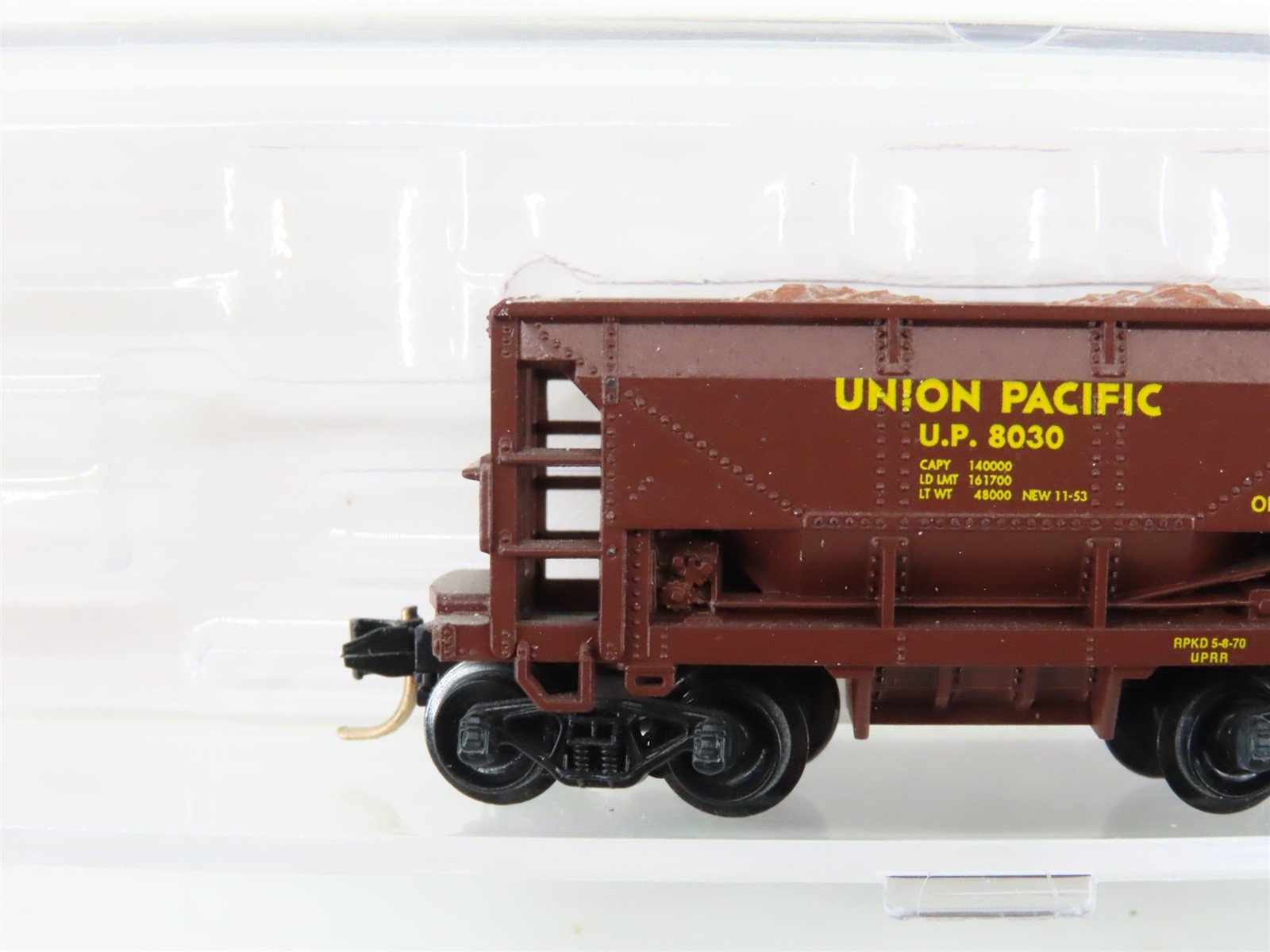 N Scale Atlas 32131 UP Union Pacific Ore Car #8030 w/ Load