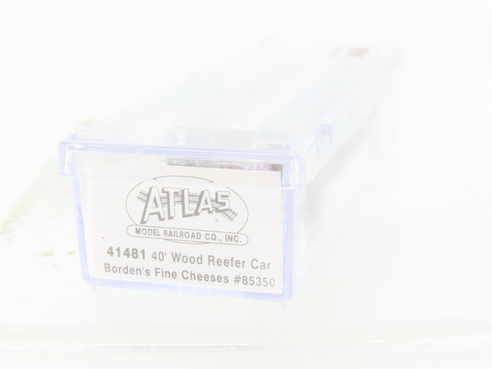 N Scale Atlas 41481 NWX Borden's Fine Cheeses 40' Wood Reefer #85350