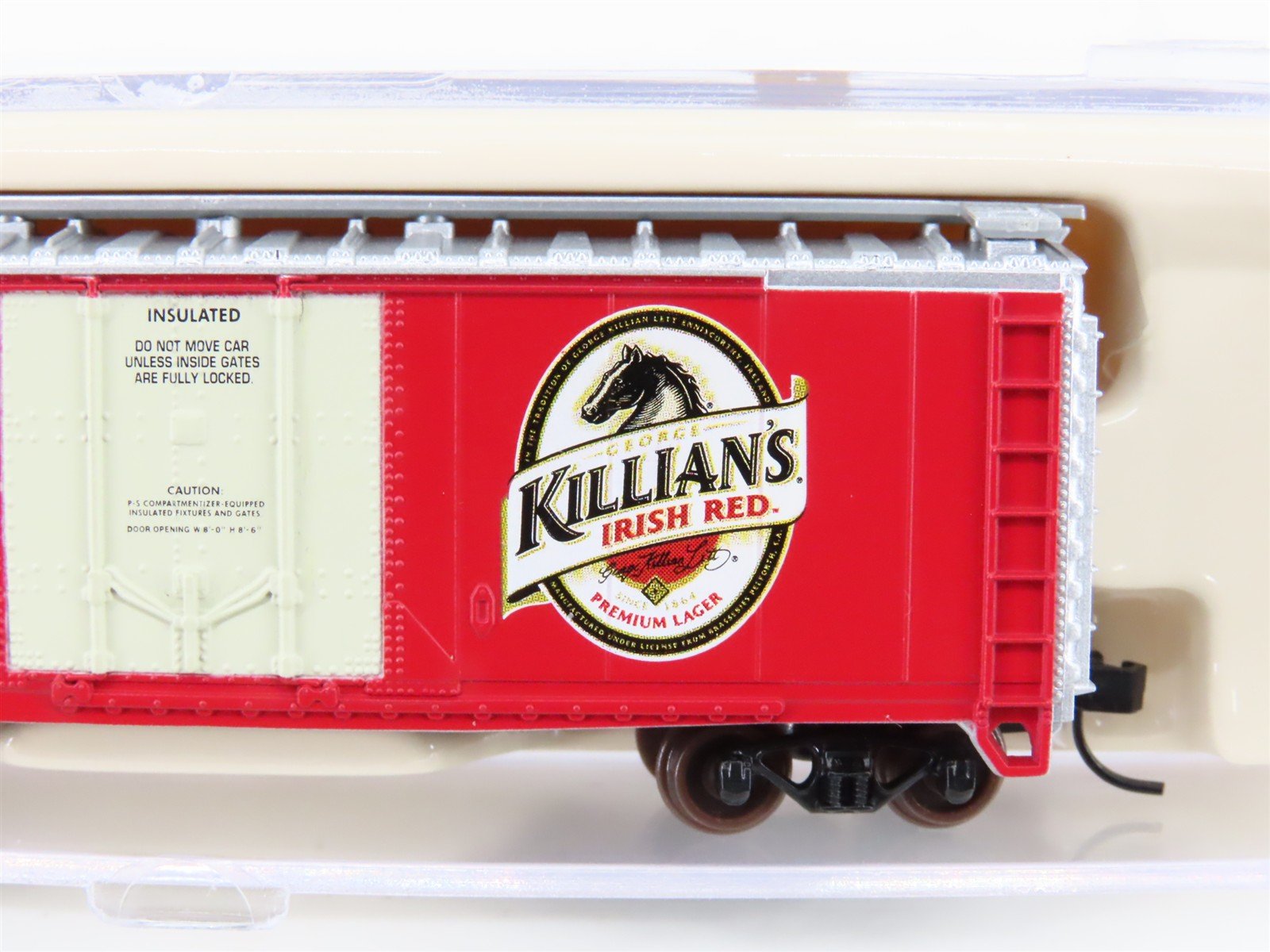 N Scale Atlas NSC ATL07-12 CB Killian's Irish Red 40' Plug Door Box Car #6677