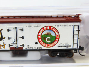 N Scale Atlas 41486 ADCX Coors Golden 40' Wood Reefer #5409