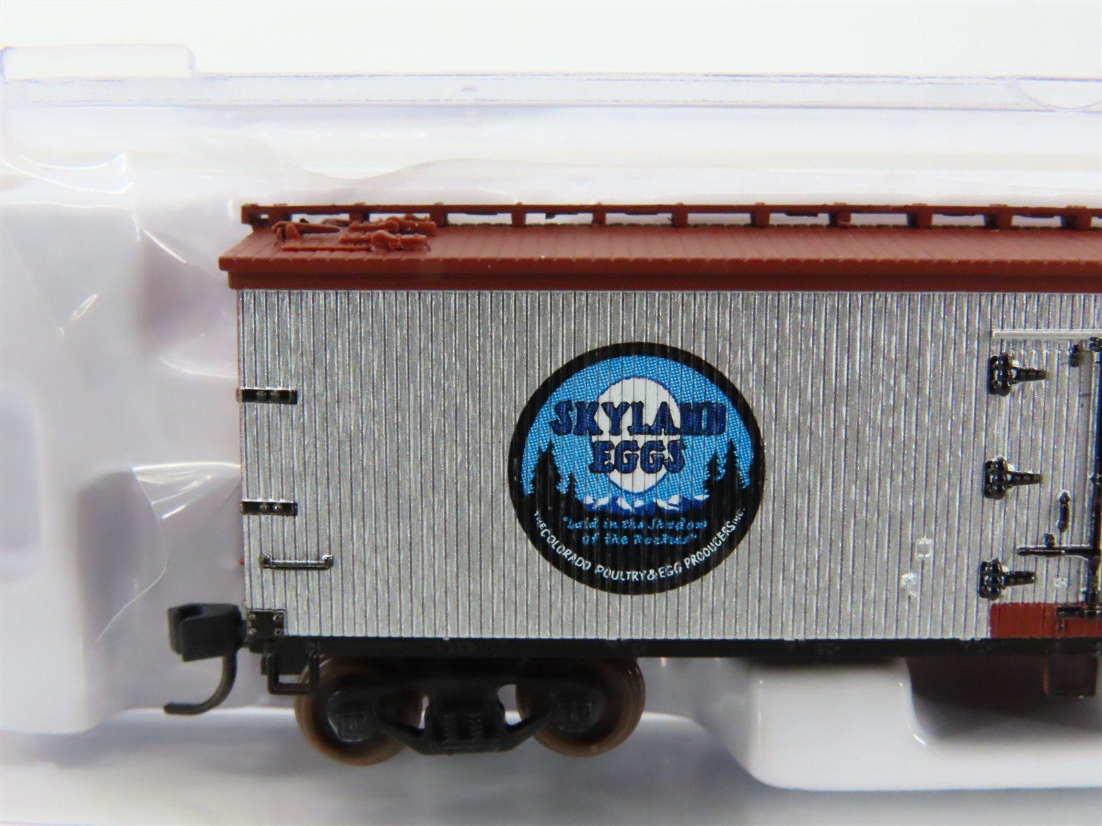 N Scale Atlas 41493 KPEX Skyland Eggs 40' Wood Reefer #6000