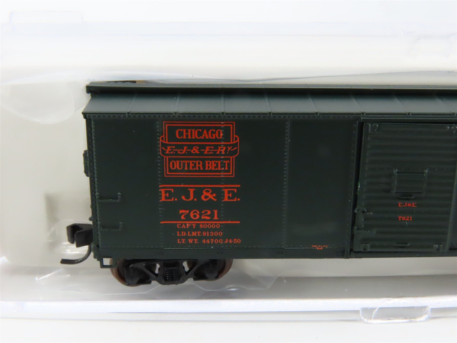 N Scale Atlas 45812 EJ&E Elgin Joliet & Eastern Steel Single Door Box Car #7621