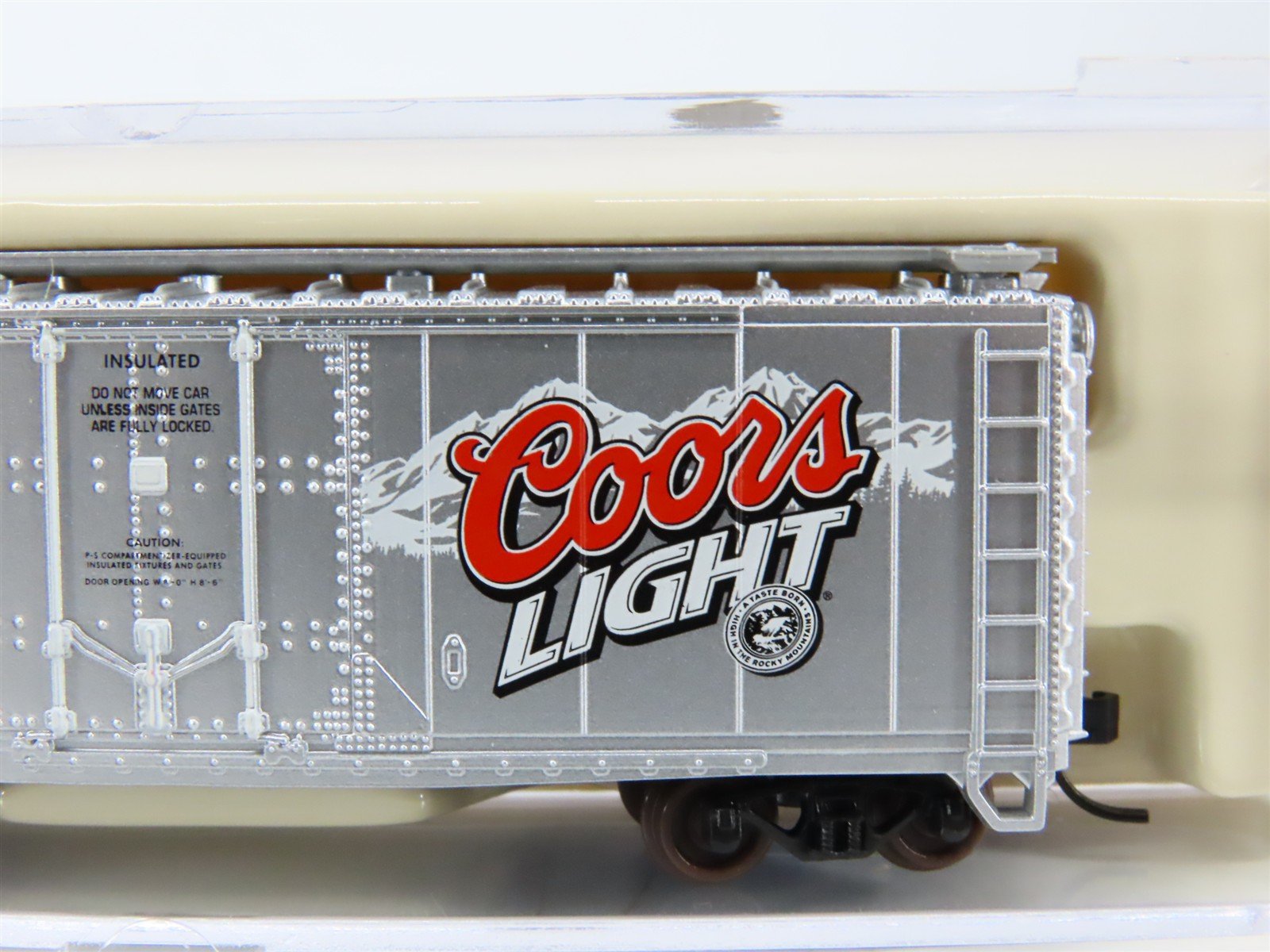 N Scale Atlas NSC-ATL07-10 CB Coors Light Single Plug Door Box Car #6577