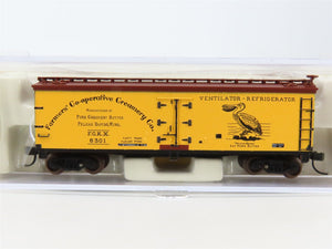 N Scale Atlas 41507 FCKX Pelican Brand 40' Reefer #6301