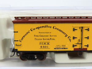 N Scale Atlas 41507 FCKX Pelican Brand 40' Reefer #6301