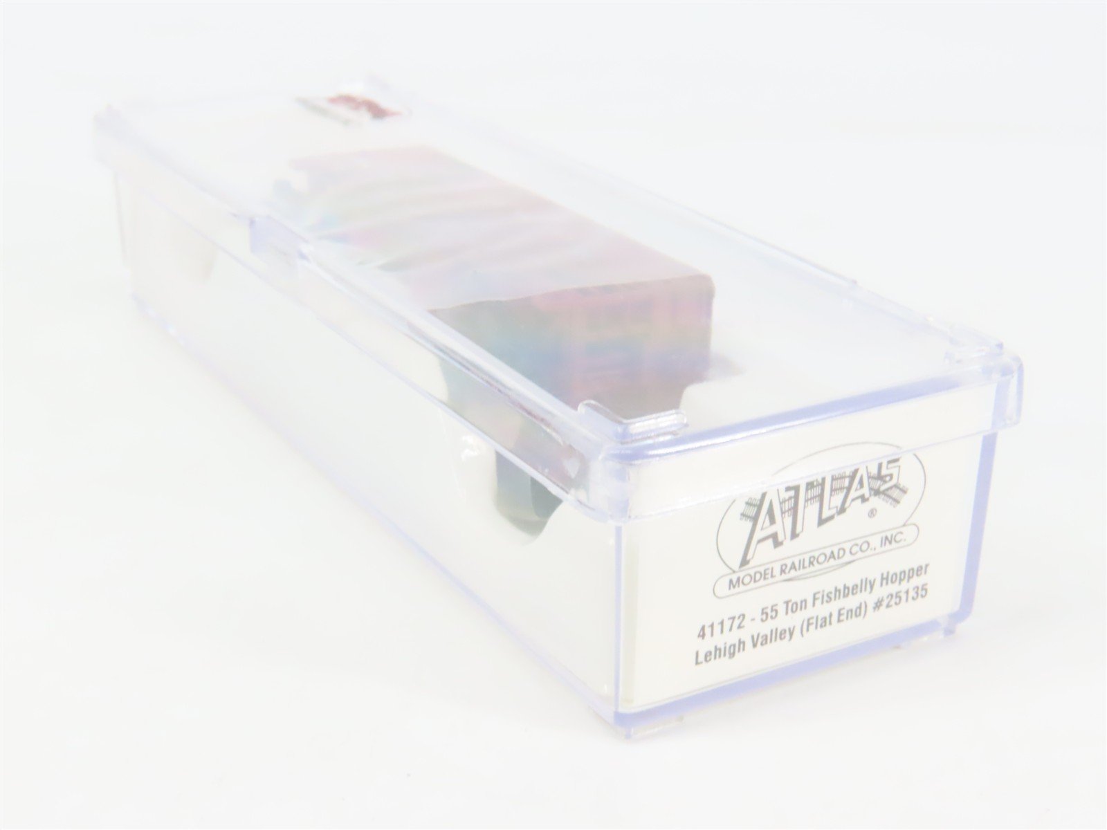 N Scale Atlas 41172 LV Lehigh Valley Railroad 2-Bay Open Hopper #25135 w/ Load
