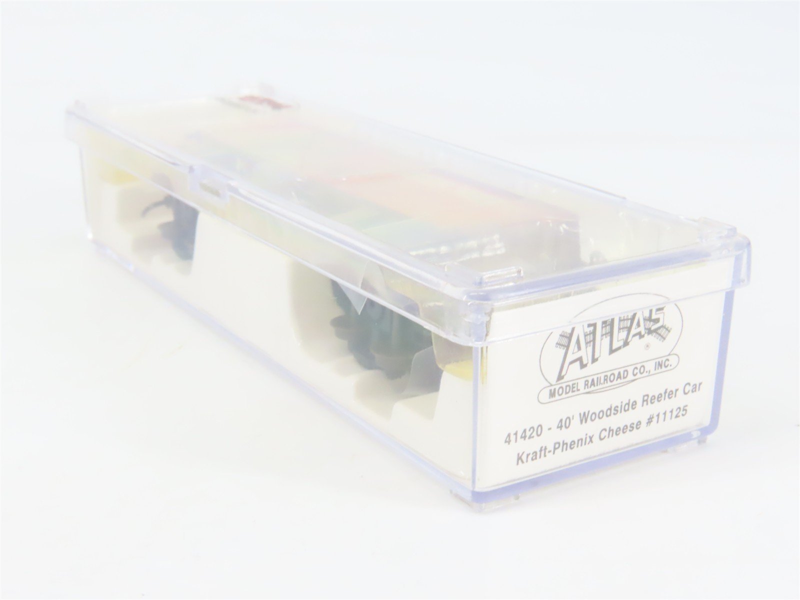 N Scale Atlas 41420 WRX Kraft-Phenix Cheese 40' Woodside Reefer #11125