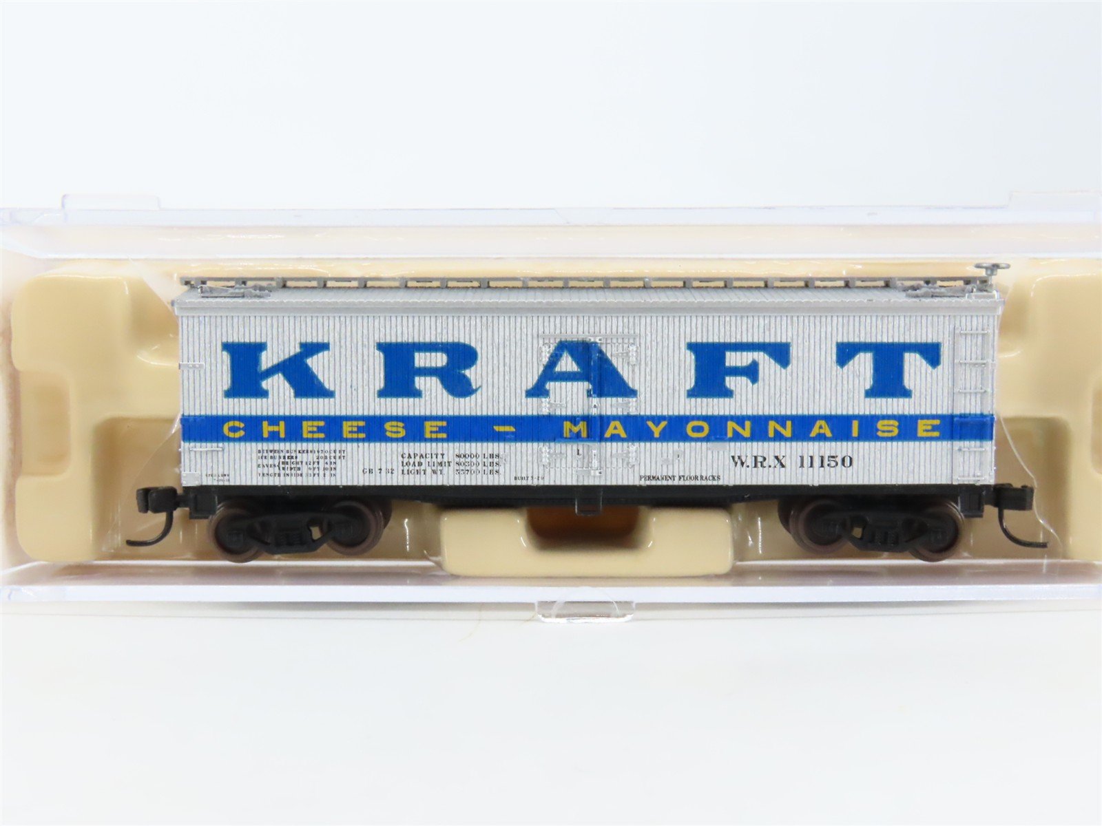 N Scale Atlas 41429 WRX Kraft 40' Woodside Reefer #11150