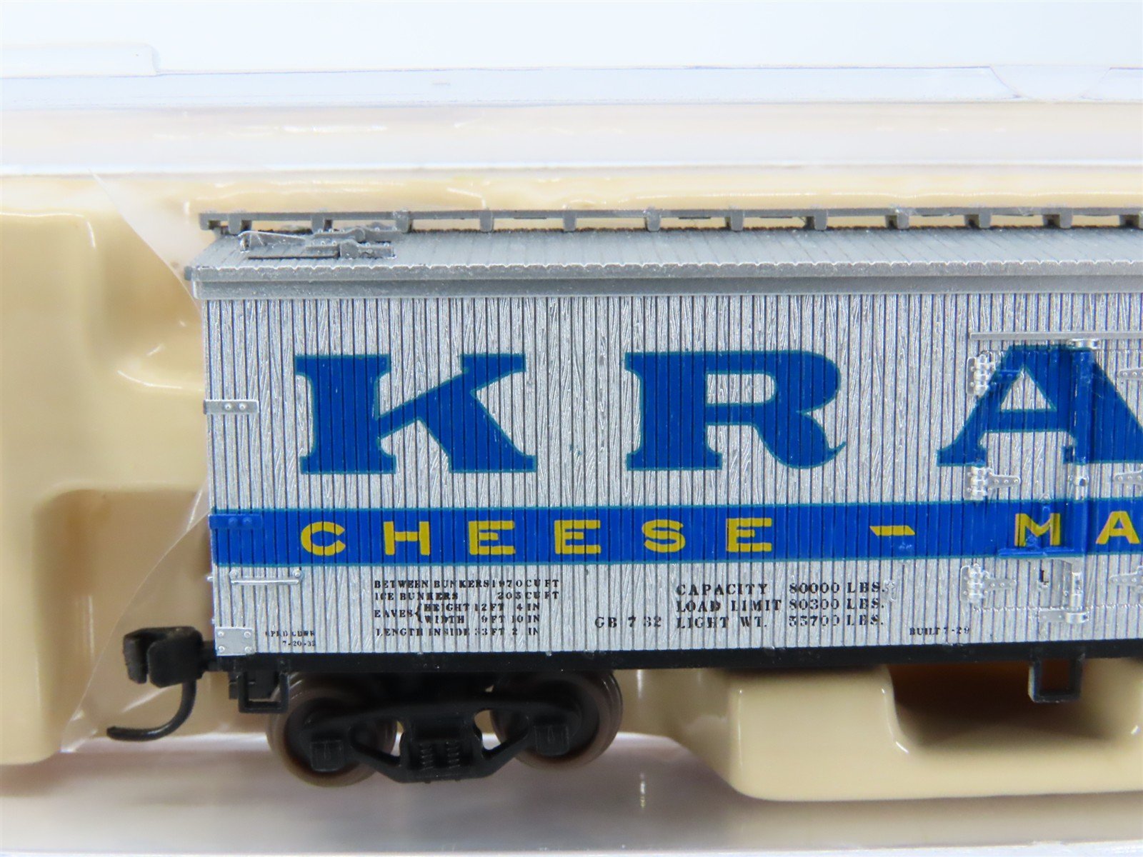 N Scale Atlas 41429 WRX Kraft 40' Woodside Reefer #11150