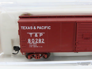 N Scale Atlas 45820 T&P Texas & Pacific Steel Single Door Box Car #80282