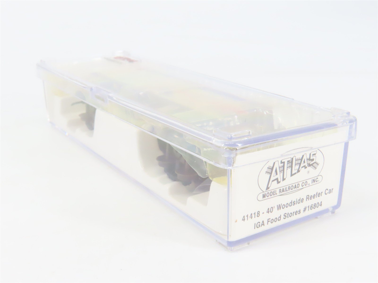 N Scale Atlas 41418 URTX IGA Food Stores 40' Woodside Reefer #16804