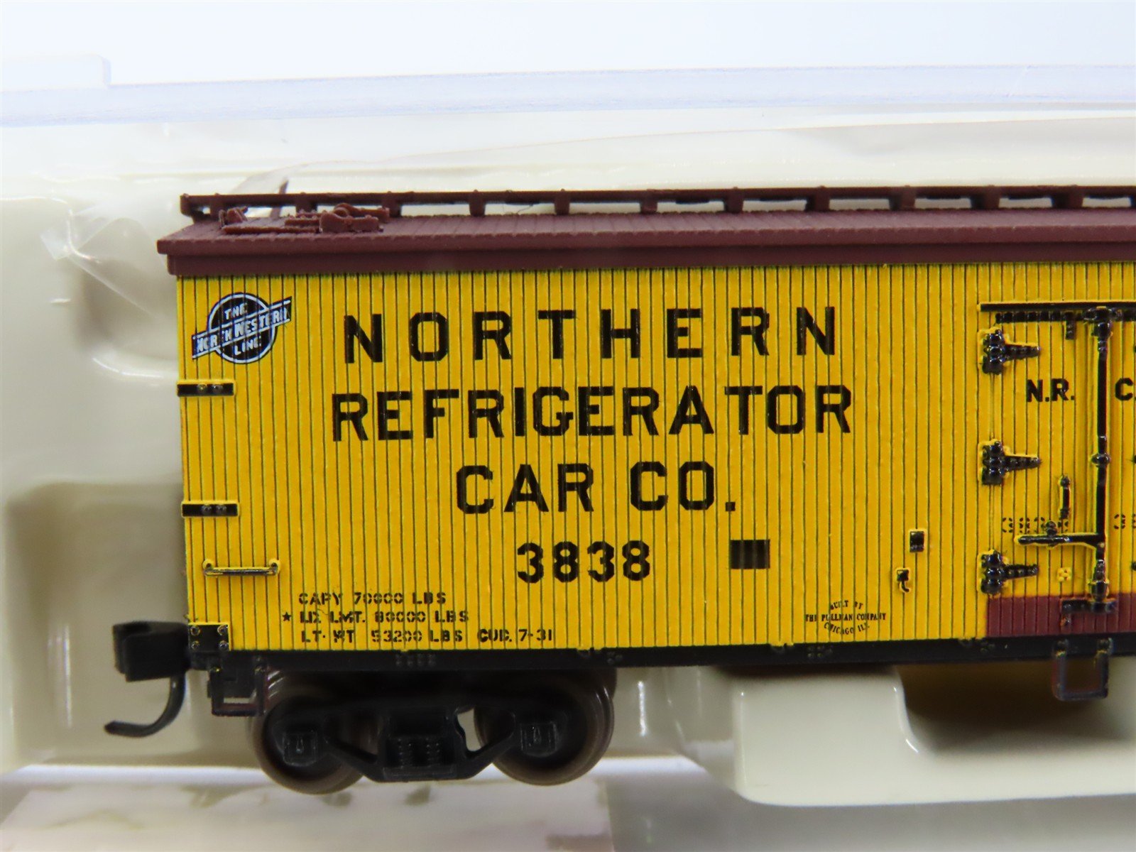 N Scale Atlas 41529 NRCC Borden's Evaporated Milk 40' Wood Reefer #3838