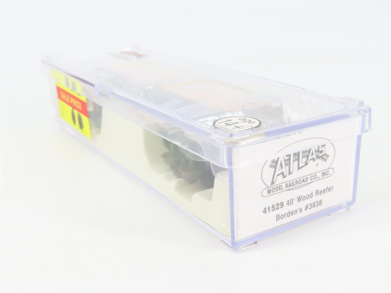 N Scale Atlas 41529 NRCC Borden's Evaporated Milk 40' Wood Reefer #3838