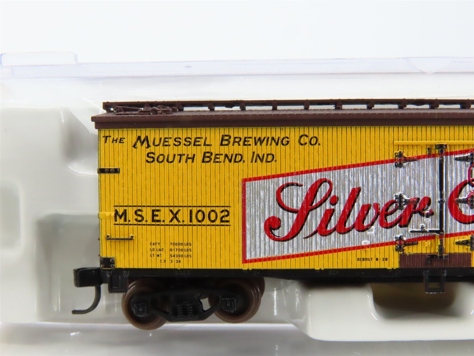 N Scale Atlas 41509 MSEX Silver Edge Beer 40' Reefer #1002