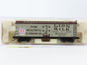 N Scale Atlas 41534 NWX Lion Milk 40' Wood Reefer #15431