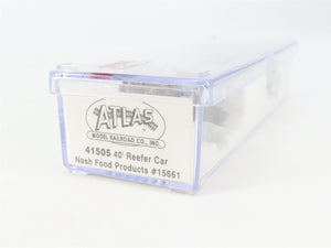 N Scale Atlas 41505 NWX Nash Food Products 40' Reefer #15661