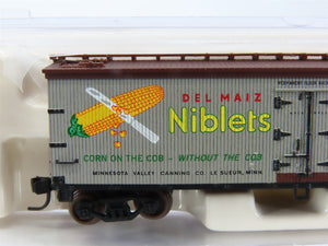 N Scale Atlas 41455 MVCX Del Maiz Niblets 40' Woodside Reefer #12312