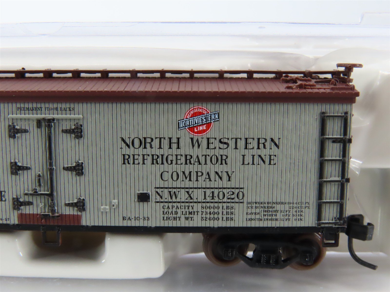 N Scale Atlas 41472 NWX Eatmor Cranberries 40' Wood Reefer #14020
