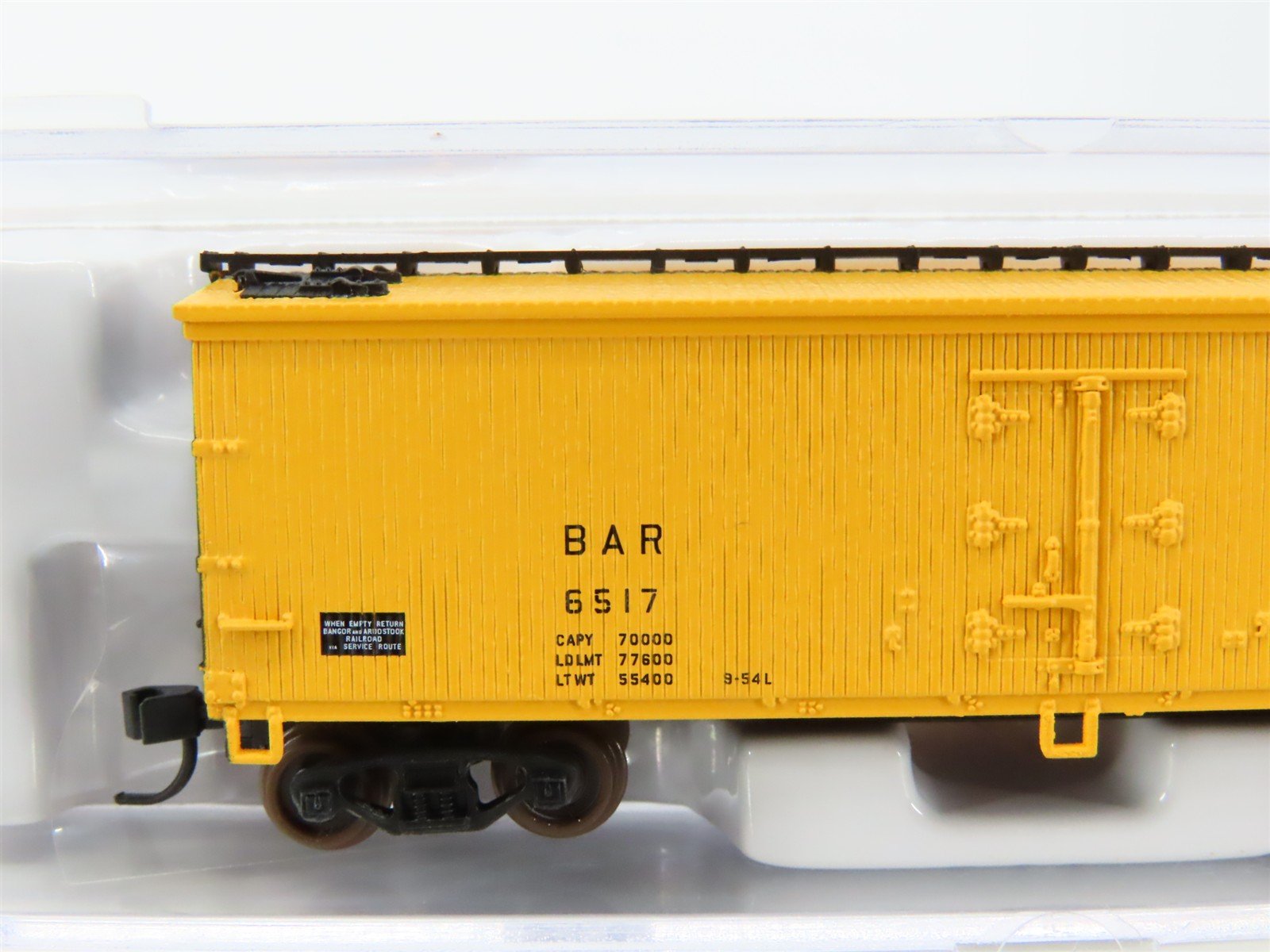 N Scale Atlas 41480 BAR Bangor & Aroostook Railroad 40' Wood Reefer #6517