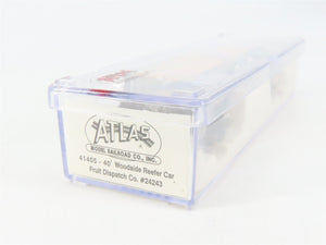 N Scale Atlas 41405 URTC Fruit Dispatch Company 40' Woodside Reefer #24243