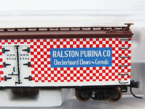 N Scale Atlas 41492 MRS Ralston Purina Company 40' Wood Reefer #5592