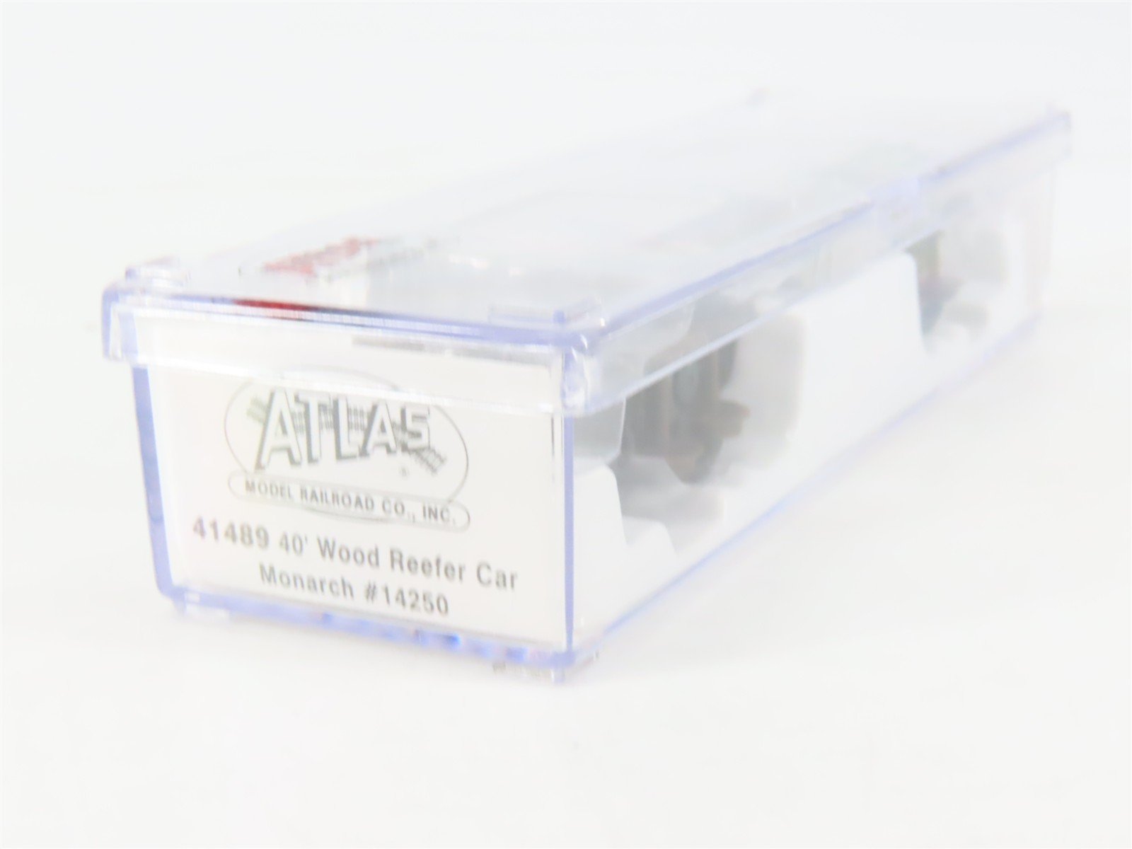 N Scale Atlas 41489 NWX Monarch Foods 40' Wood Reefer #14250