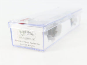 N Scale Atlas 41489 NWX Monarch Foods 40' Wood Reefer #14250