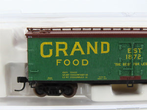 N Scale Atlas 41407 QREX Grand Union Food Markets 40' Woodside Reefer #90103