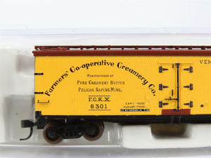 N Scale Atlas 41507 FCKX Pelican Brand Farmer's Co-op 40' Reefer #6301