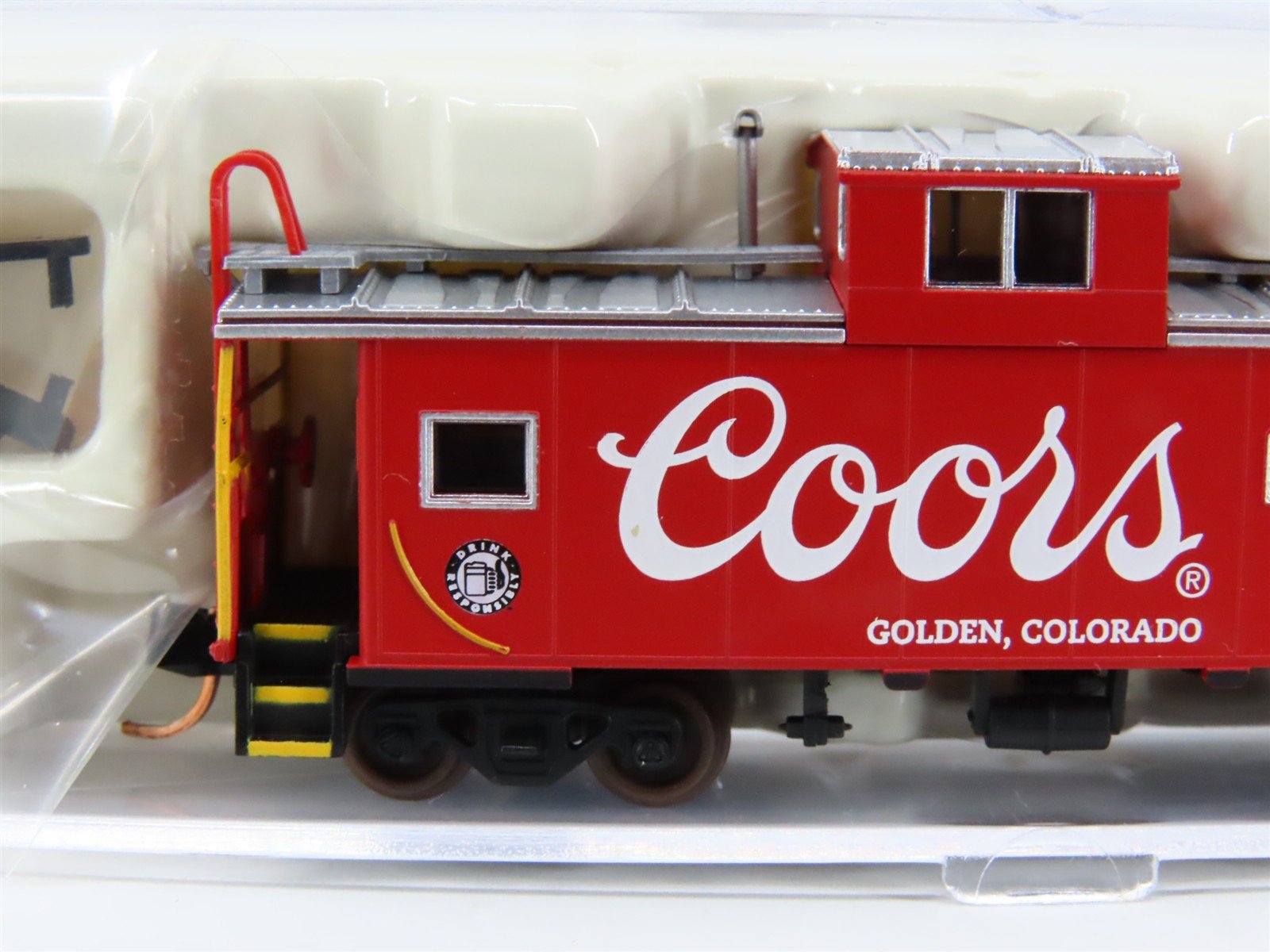 N Scale Atlas NSC-ATL07-03 CB Coors Brewing Company Cupola Caboose #3177