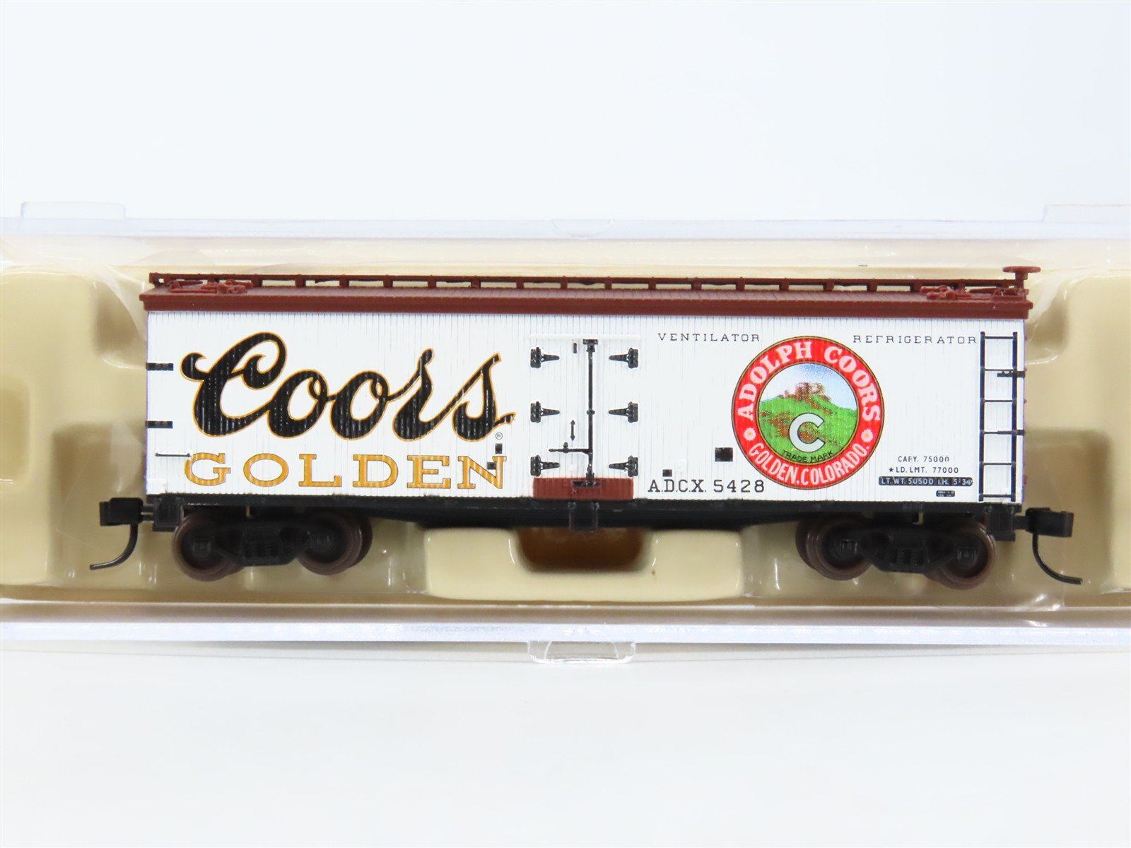 N Scale Atlas NSC-ATL-07-23 ADCX Coors Golden Billboard Reefer #5428