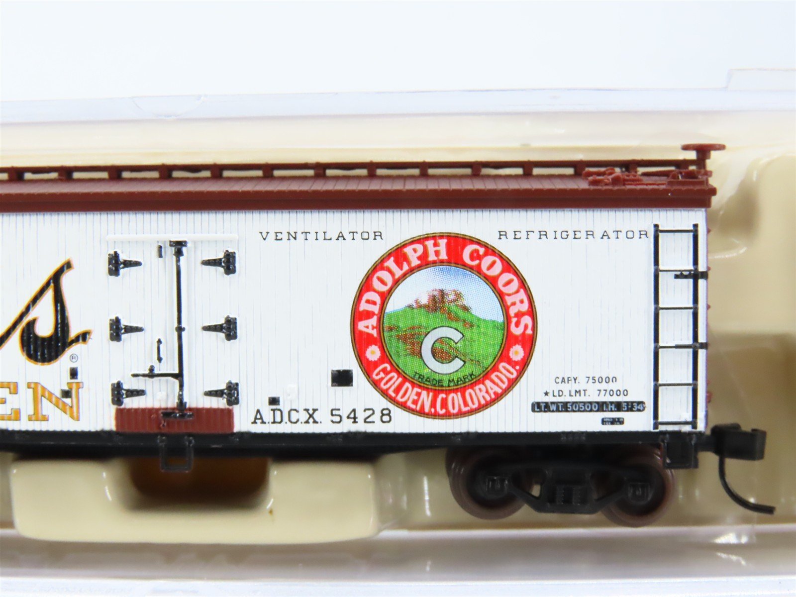 N Scale Atlas NSC-ATL-07-23 ADCX Coors Golden Billboard Reefer #5428