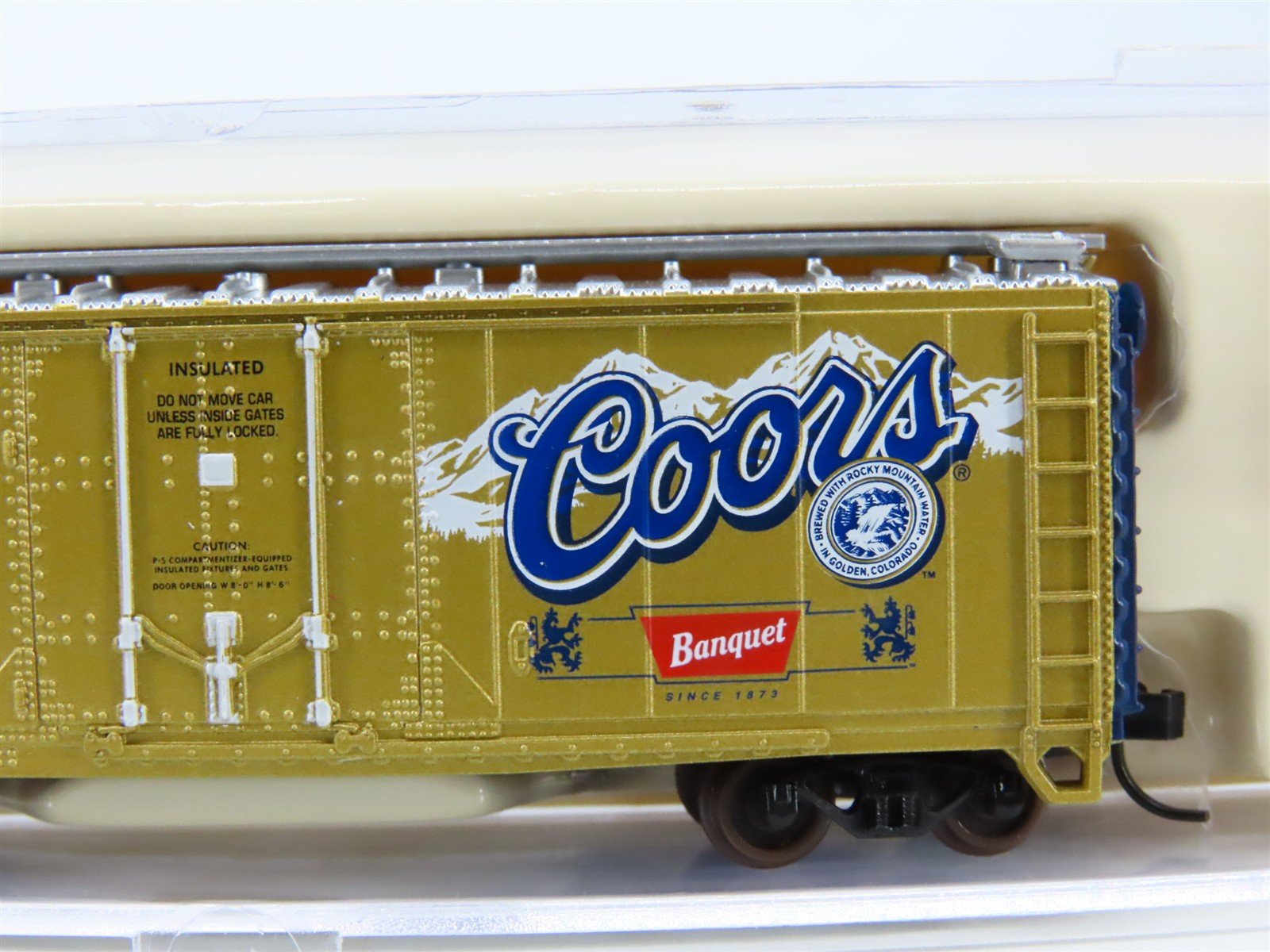 N Scale Atlas NSC-ATL07-11 CB Coors Brewing Company Plug Door Box Car #6777